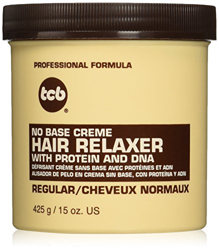 TCB No Base Creme Hair Relaxer, Regular, 15 Ounce by Tcb