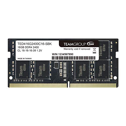 Team Group 16GB DDR4-2400 16GB DDR4 módulo de - Memoria (16 GB, 1 x 16 GB, DDR4, 2400 MHz)