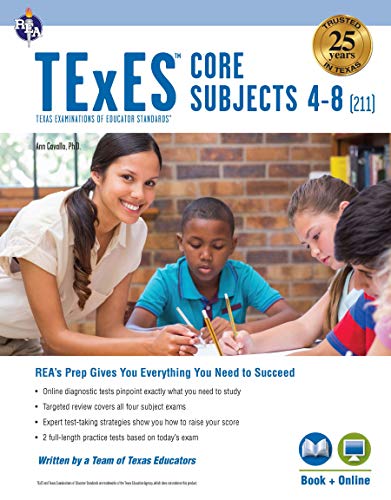 TExES Core Subjects 4-8 (211) Book + Online (Texes Teacher Certification Test Prep)