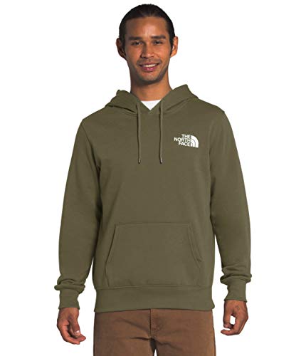 The North Face Men's Box NSE Pullover Hoodie, Burnt Olive Green, L