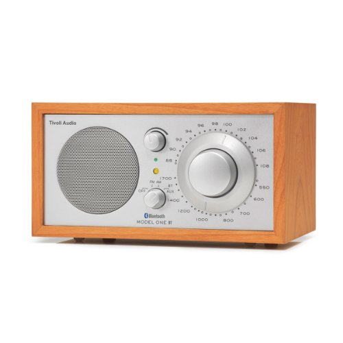 Tivoli M1BT-1387-EU One BT - Radio AM/FM con Bluetooth, color cerezo y plateado