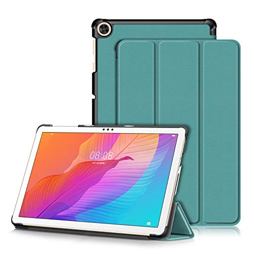 TOPCASE Ultra Delgado Funda para Huawei Matepad T10S 10,1 Pulgadas AGS3-L09 AGS3-W09/T10 9,7 Pulgadas AGR-L09 AGR-W09 2020 Tableta Carcasa con Soporte Función,M-Verde