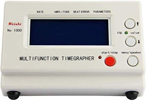 TOPQSC Timegrapher NO.1000 - Reloj mecánico multifunción, herramienta de reparación, báscula de tiempo, máquina de comprobación de timbre, herramienta de comprobación