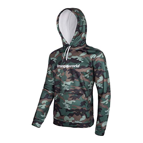 Trangoworld Login-P Sudadera, Hombre, Kaki/Gris Claro, M