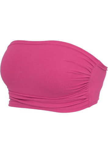 Urban Classics Ladies Bandeau Top Sujetador, Rosa (Fuchsia 00106), L para Mujer