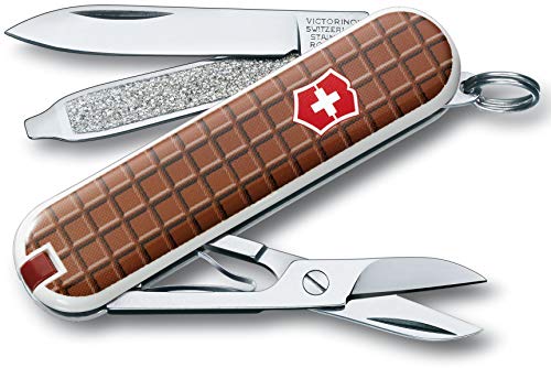 Victorinox V06223.842 Navaja Pequeña Classic SD, Chocolate, marrón, S