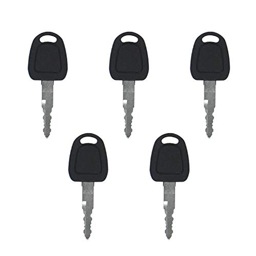 Weelparz 5Pcs F900 Llaves de Encendido 7006802 Eli80-0128 para Excavadora Bobca T E55w E57w E60 E62 E63 E80 E85 Daewoo Doosan Terex Excavadora Y Equipo Pesado