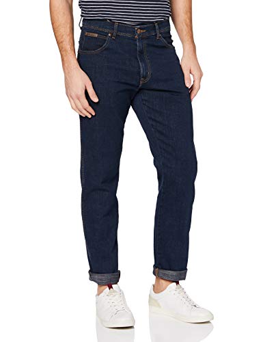 Wrangler Texas Slim Denim Pants Pantalones, Azul (Cross Game 11u), 36W / 32L para Hombre