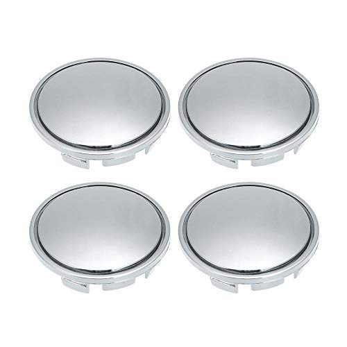 WYYYFA 56 mm Badge Chrome Car Wheel Center Cubiertas de tapacubos Set   Cap para Llantas Automoble Wheel Center Cap Car Styling Accesorios