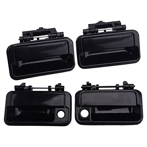 XIAOZHANG ZHANGQIN Coche 1 Set 4 Fuera de la manija Exterior Plastic Fit para Suzuki Swift GA GL GLX Geo Metro Chevy Sprint Pontiac Firefly 1989 1990 1991