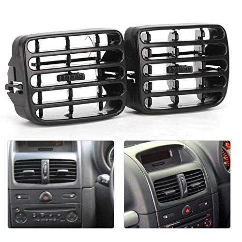 Xuping shop Marco DE VENTILACIÓN DE Aire Aceite Dashboard Izquierdo a la Derecha AC Air Vent Grill para Renault Clio MK2 1998 1999 2000 2001-2006 Abs