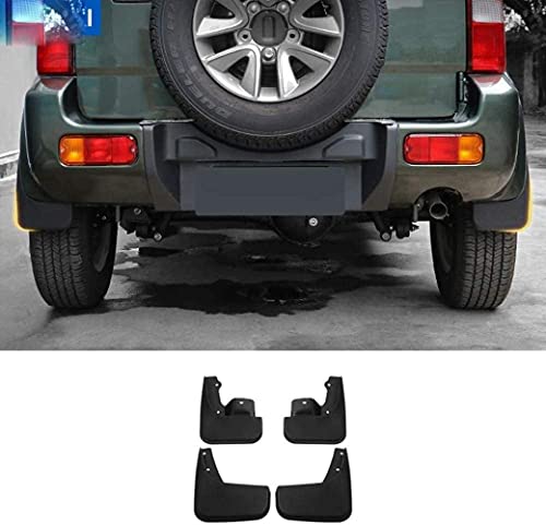 YBNB Guardabarros de Coche, Guardabarros de Coche para Suzuki Jimny 2007-2017, Guardabarros de Barro, Guardabarros Delanteros Traseros, Accesorios de Coche