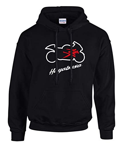 zagorka Suzuki Hayabusa Hooded Sudaderas con Capucha Negro -3555 – SW