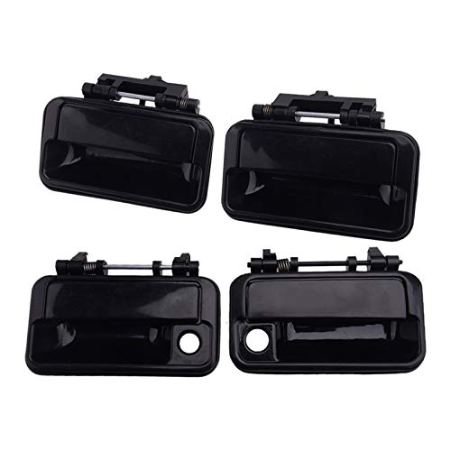 zhuzhu 1 Set Exterior Mangle Exterior Black Car Ajuste para Suzuki Swift GA GL GLX Geo Metro Chevy Sprint Pontiac Firefly 1989 1990 1991