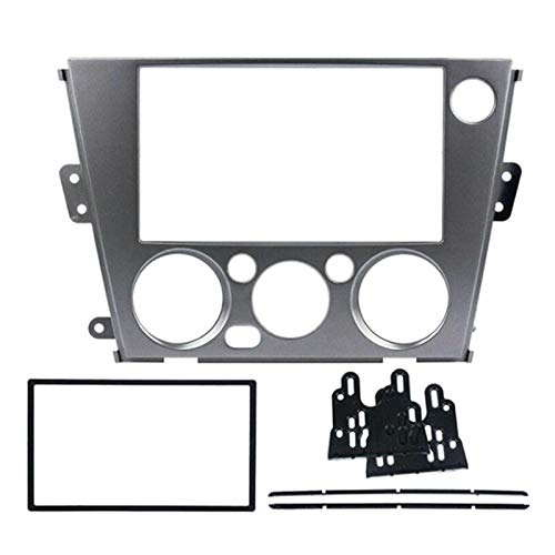 zhuzhu Coche 2din Dash Autoradio Fascia Mount Kit Marco Estéreo Fit para Subaru Legacy Outback Mano Izquierda 2005-2009 (Color Name : Black)