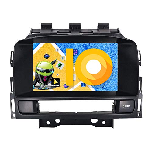 ZWNAV Andriod 9.0 Estéreo para automóvil Navegación por GPS para Opel Vauxhall Holden Astra J 2010-2016 Soporte para Europa 49 CD de mapeo de país DVD Dab + WiFi 7"Pantalla táctil