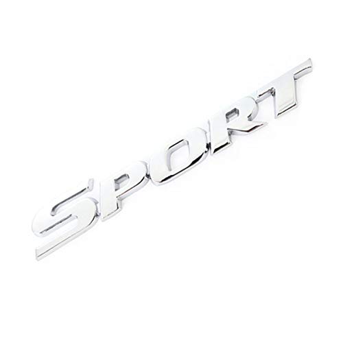 3D Metel Sport Logo Etiqueta de Coche Tronco Auto Emblema Insignia Calcomanías de Puerta para Toyota Highlander Sport Logo SUV C-HR BMW Honda VW Ford