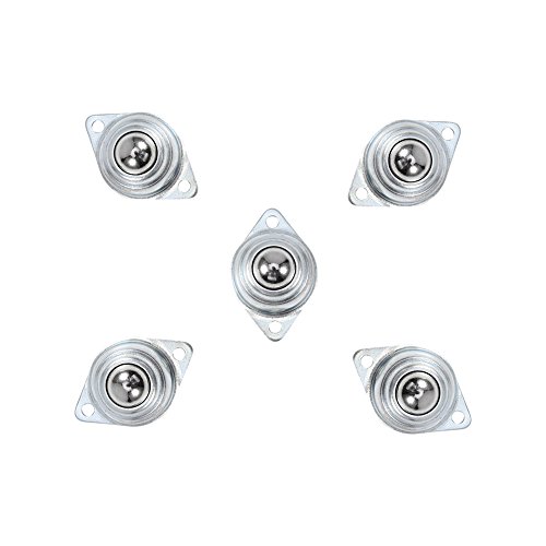 5pcs Sillas 15mm Rodamientos Bola Metal Rodamiento Transferencia Rueda Bola para Transmisión Muebles