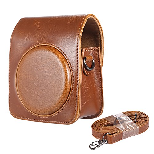 Andoer Compacto Clásico PU Bolsa Funda Cubierta Protectora con Correa de Hombro para Fujifilm Instax Mini 70 Instant Cámara