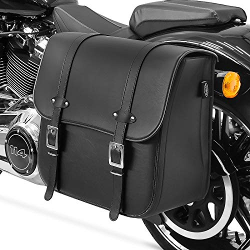 Bolsa alforja Amarillo 36L para Triumph Bonneville Speedmaster Lateral