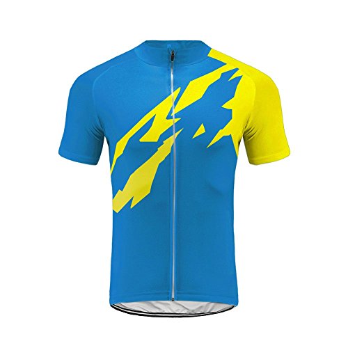 BurningBikewear Uglyfrog Maillot Ciclismo Hombre Verano Moda Manga Corta Ropa MTB Jersey Bicicleta Tops Cómodo Transpirable Secado Rápido DXMZ13F