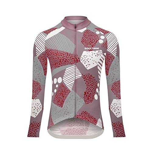 BurningBikewear Uglyfrog Manga Larga Maillot Ciclismo De Mujer Invierno Style Ropa De Triatlon Térmico A Prueba de Viento ZRWX04F