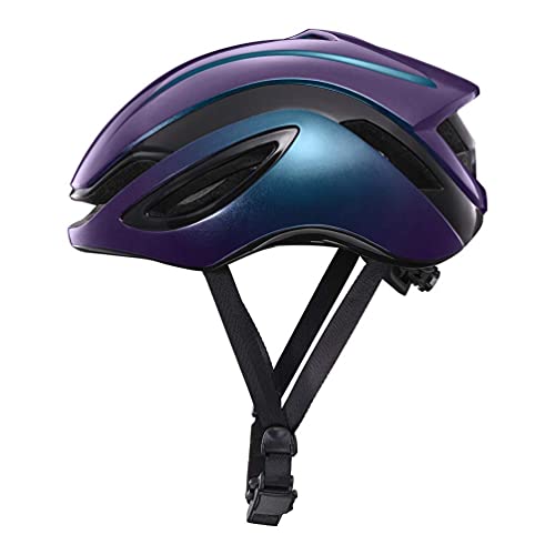 Casco de Bicicleta de Carretera TT Triatlón Aero Ciclismo Casco Ajustable para Bicicletas de montaña de Carreras de Carretera M (55-58cm) L (58-61cm) Hombres Mujeres