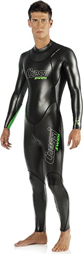 Cressi Triton Traje de Neopreno, Hombres, Negro/Verde, XS/1