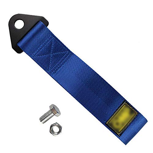 cypressen 2 x Correa de Remolque Gancho de Remolque Racing Hook Tow Strap Cuerda de Remolque de Nailon de Alta Resistencia para automóviles Ford OMP JDM tra