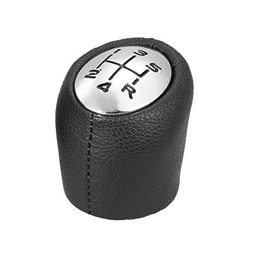 DER Bola de la Cabeza de la Perilla de Cambio Auto Car Gear Shift Knob Adaptador Manual de 5 velocidades 6 Velocidad de transmisión for Renault MK2 2001 2007 (Color Name : 5 Speed)