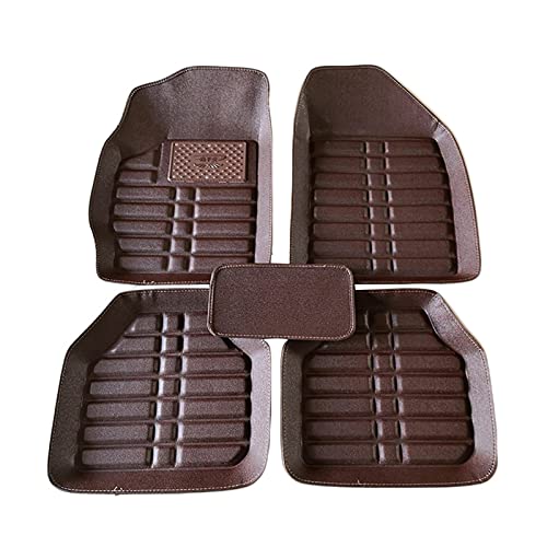 Drunk breeze CHANGshui Mats del Piso Universal Ajuste para Toyota Corolla Camry Rav4 Auris Prius Yalis Avensis Alphard 4Runner Hilux Highlander Foot Mat CS (Color Name : Coffee)