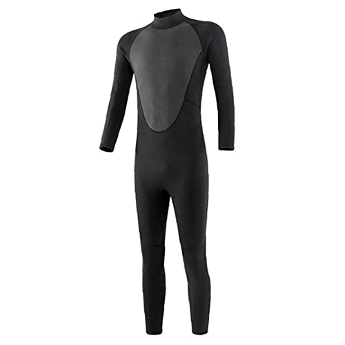 EElabper Traje De Buceo Hombres 3mm Ultra Stretch Traje De Neopreno Traje De Baño De Cuerpo Completo Volver Postal para Pesca Submarina Snorkel Piragüismo L