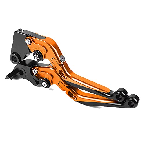 Embrague de Motocicleta para T-riumph Bonneville T120 Tiger 800 1050 S-TREET Twin Cup B&obber T-HRUXTON Scrambler 2X Palancas De Embrague De Freno Extensibles Plegables (Color : C)