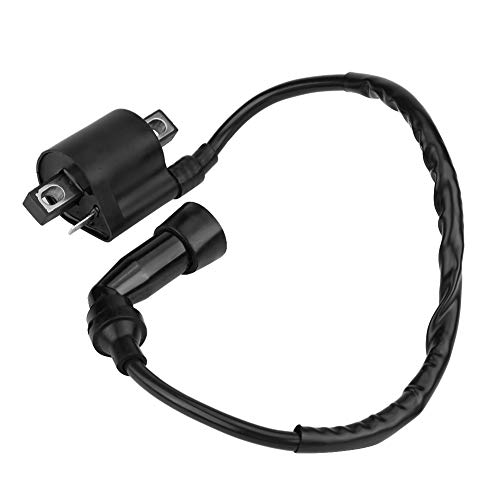 EVGATSAUTO Bobina de encendido de repuesto, bobina de encendido de motocicleta para Yamaha Bear Tracker 250 ATV 1999 2000 2001 2002 2003 2004 Negro