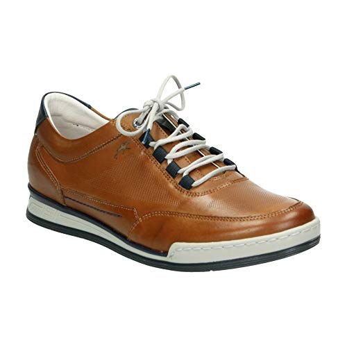 Fluchos | Zapato de Hombre | ETNA F0146 Habana Pl. Cuero | Zapato de Piel | Cierre con Cordones | Piso TR