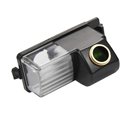 HD Dorado Cámara 1280x720p Impermeable Camara Marcha Atras Cámaras de visión Trasera Camara de Vision Trasera para Nissan 350Z 370Z Versa Tiida Sentra Cube GT-R Leaf