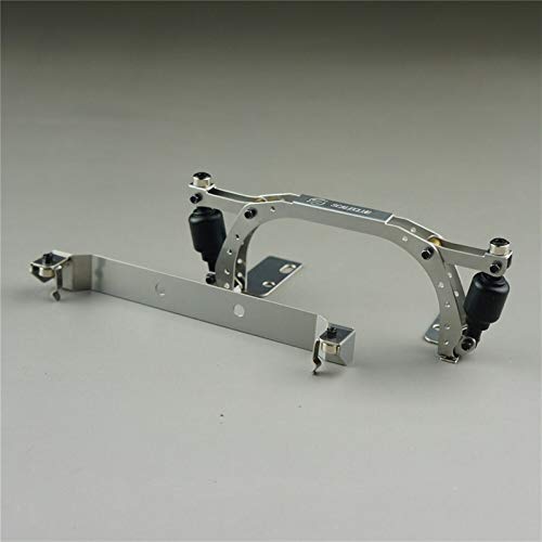 HONG YI-HAT RC Car Hebilla Principal Cab Soporte Adecuado for 1/14 de Tamiya RC Scania Semi Camión Tractor Kit RC Car Parts Accessories Piezas de Repuesto (Color : Silver)