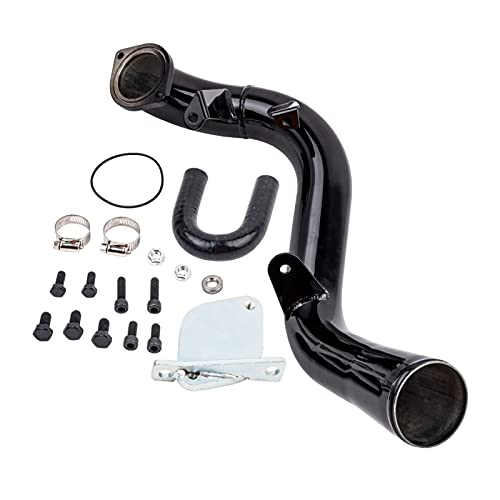 Hsmin EGR y Juego de Tubos de Entrada de admisión de Alto Flujo Adecuado para Chevy Fit para GM 2500 3500 07-10 6.6L Duramax