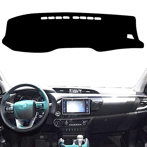 HUYAYUN Alfombrilla para Salpicadero De Coche, Alfombrilla para Salpicadero, Accesorios para Coche, para Toyota Hilux Sr5 4X4 Revo Hi-Rider 2015 2016-2019