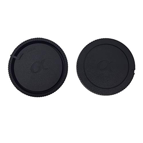 KERDEJAR, Tapa Trasera de plástico para Lente Trasera, Tapa de Cuerpo Frontal de cámara para Sony Alpha Minolta, Accesorios para Lentes de cámara DSLR MA de Montaje