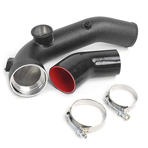 Kit de tubo de turbocarga, tubo de carga turbo de admisión de aire, aleación de aluminio, tubo de entrada de silicona, conjunto de manguera, piezas de modificación aptas para motor N55