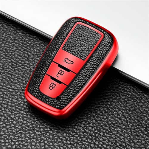 KSKKD Nueva Funda Suave de TPU para Llave de Coche, Cubierta Completa, para Toyota Prius Camry Corolla RAV4 C-HR CHR Prado 2018 Accesorios Llavero