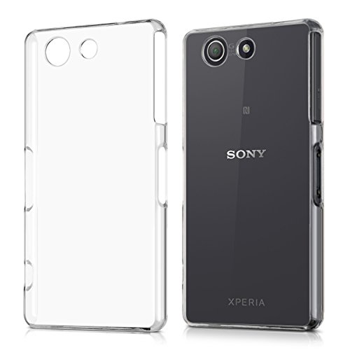 kwmobile Funda Compatible con Sony Xperia Z3 Compact - Carcasa para móvil - Protector Trasero en Transparente