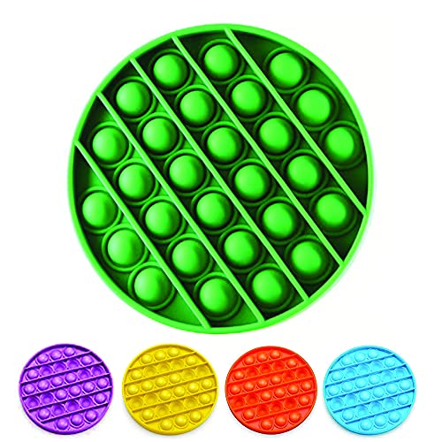 LA PUERTA MÁGICA Pop it Juguete antiestrés Fidget Toy Divertido Juguetes antiestrés para Dedos, sensorial y Divertido Push Bubble explota Las Burbujas (Verde)