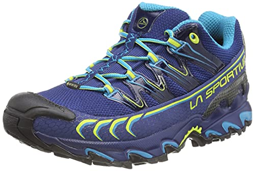 La Sportiva Ultra Raptor GTX, Zapatillas de Trail Running Hombre, Multicolor (Indigo/Apple Green 000), 44 EU