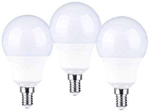 LEDLUX 3 bombillas LED E14, 9 W, 806 lúmenes, 220 V, forma gota, bombilla A60.