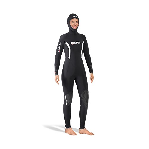 Mares Monosuit 2nd Shell She Dives - Traje de Buceo para Mujer, Color Negro, Talla S1