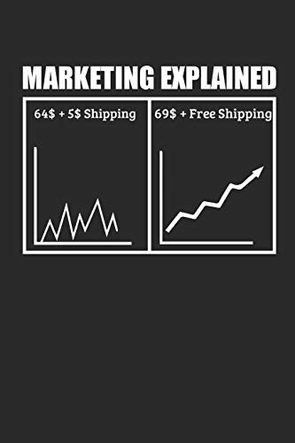 Marketing Explained: Notebook for E-Commerce I Sales Director I Marketing Director I Wholeseller I Commercial Agent I Business I Salesman I A5 (6x9 inch.) I gift I 120 pages I square Grid I Squared