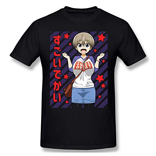 Men Uzaki Chan Wants to Hang out Hana Sakurai Ami Anime T-Shirts Funny Tops Sugoi Dekai Pure Cotton Tees Harajuku Tshirt