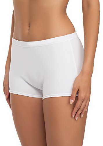 Merry Style Shorts Bañadores Deportivos Trajes de Baño Mujer Modelo L23L1 (Blanco (0016), 40)